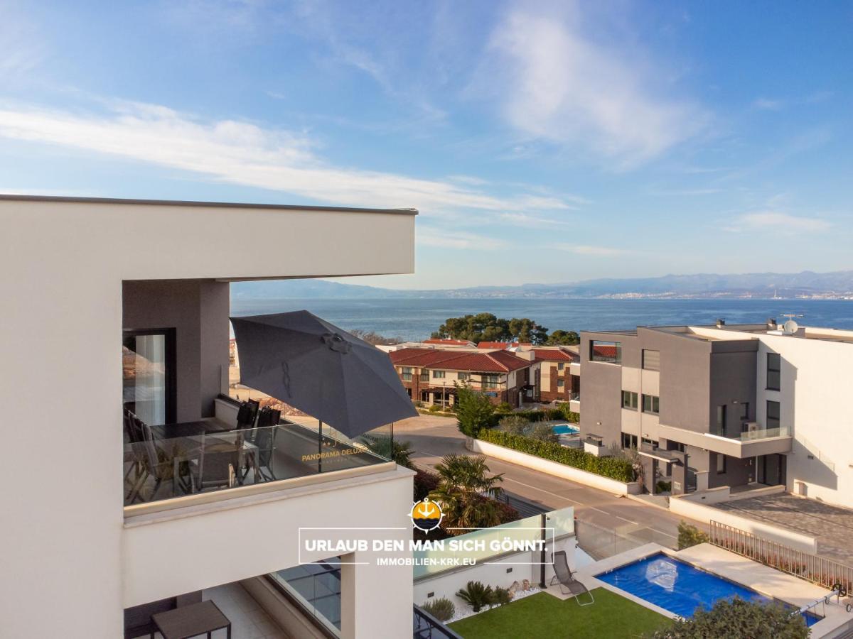 Penthouse Panorama Deluxe In Malinska Apartment Exterior foto