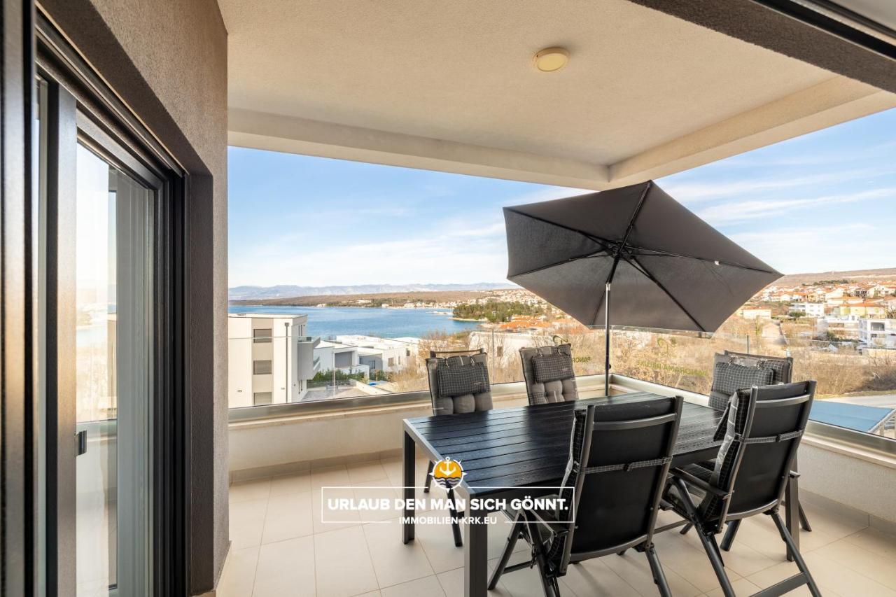 Penthouse Panorama Deluxe In Malinska Apartment Exterior foto