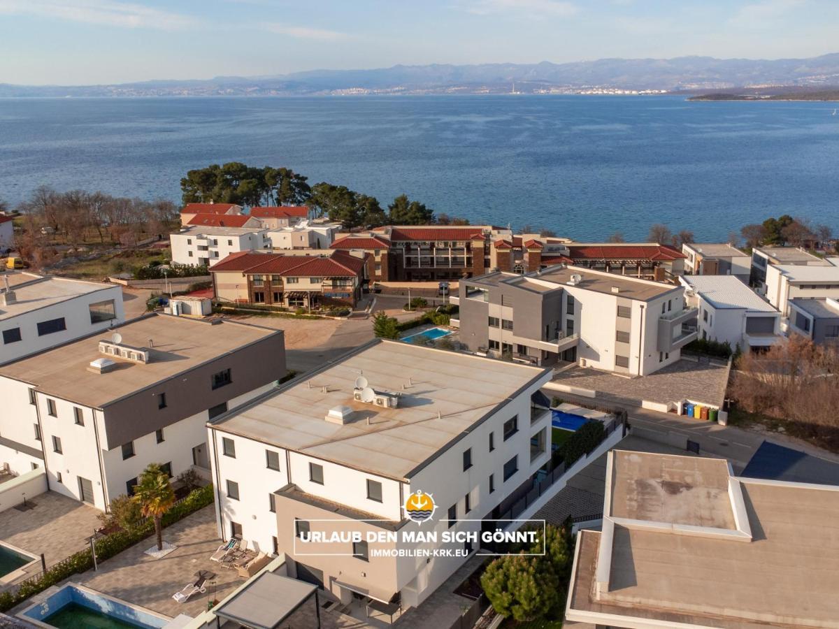 Penthouse Panorama Deluxe In Malinska Apartment Exterior foto