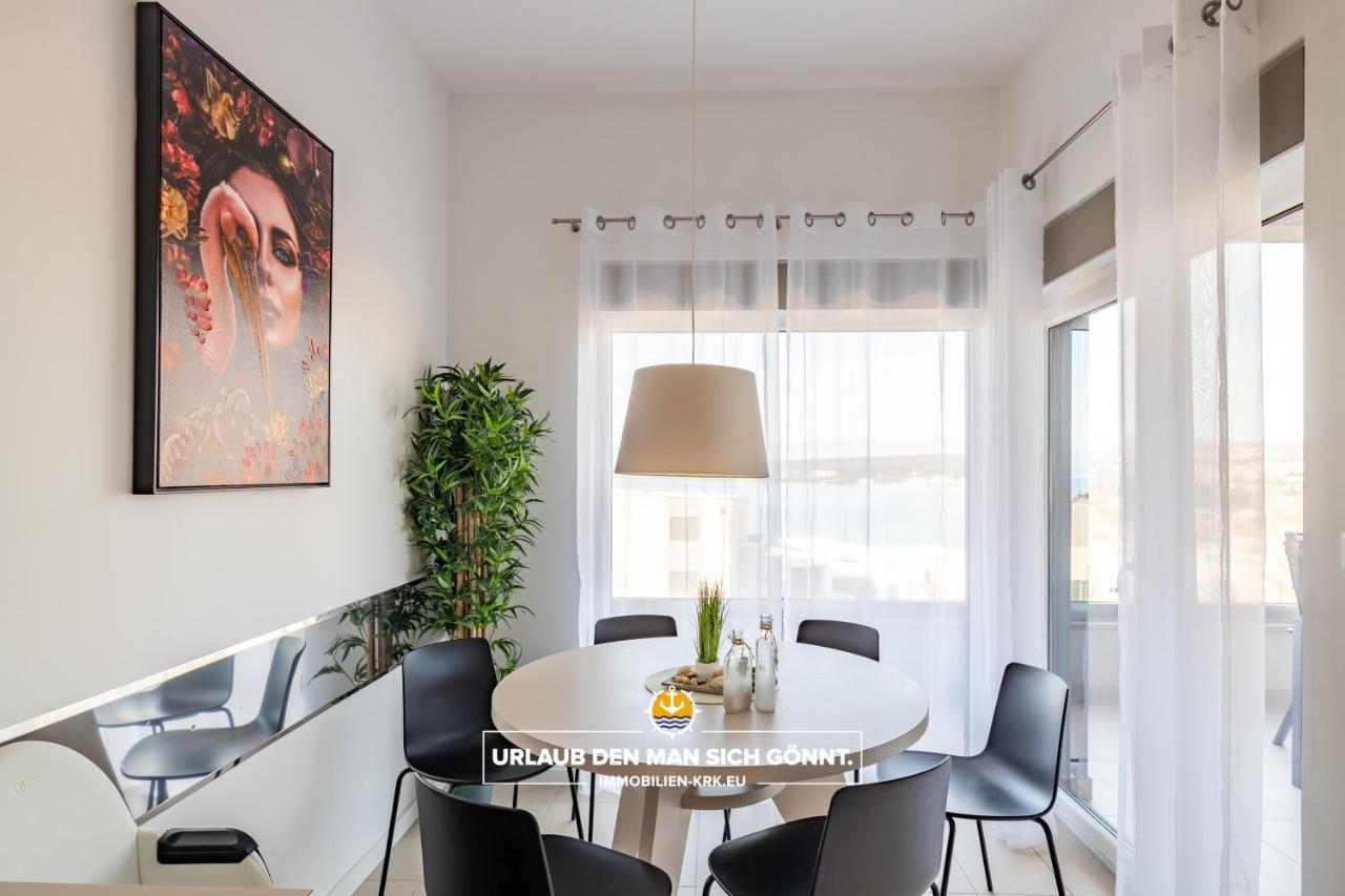 Penthouse Panorama Deluxe In Malinska Apartment Exterior foto