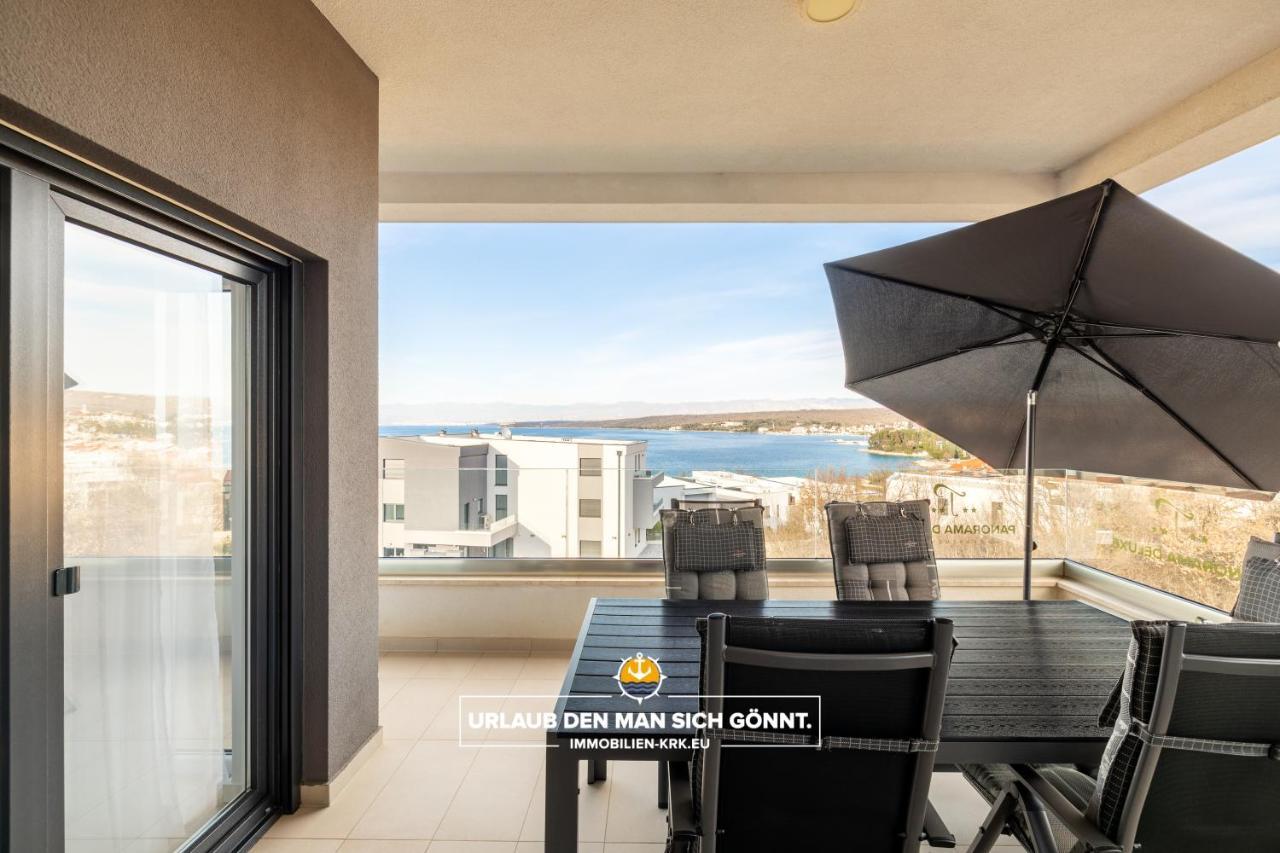 Penthouse Panorama Deluxe In Malinska Apartment Exterior foto