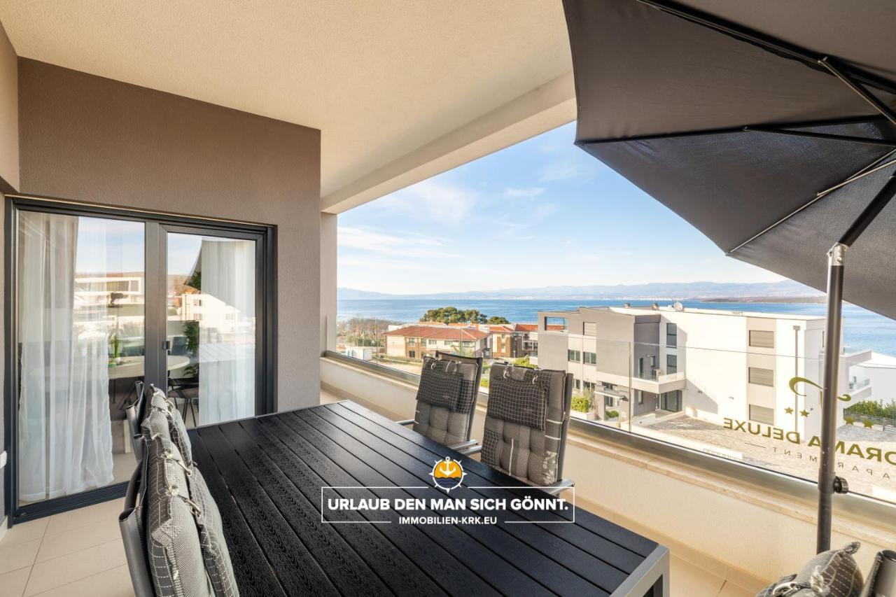Penthouse Panorama Deluxe In Malinska Apartment Exterior foto